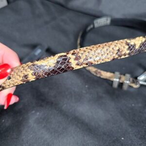 Brighton narrow snake design belt sz. S/28